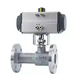 Pneumatic High Temperature Integral Ball Valve